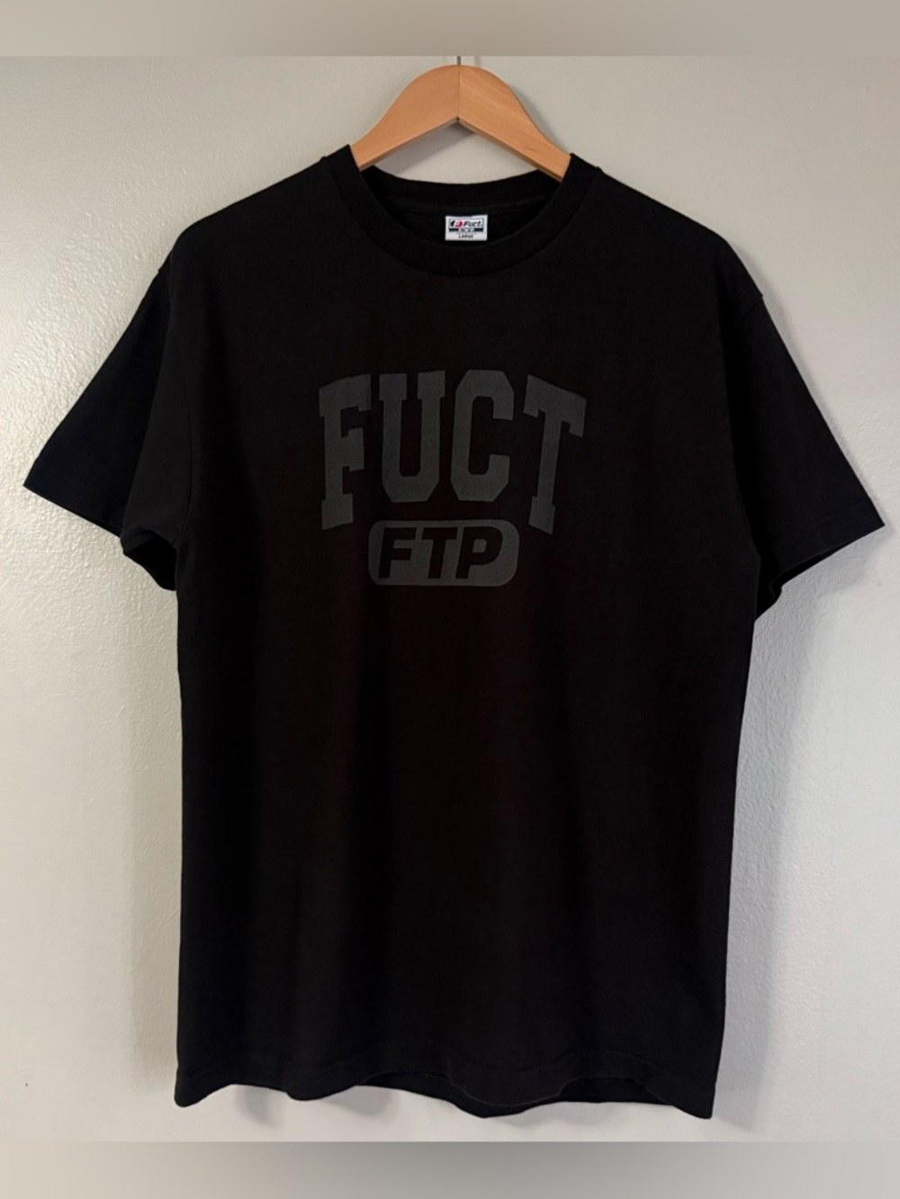 FTP X FUCT REFLECTIVE ACADEMY TEE IN BLACK - Picture 2 of 7